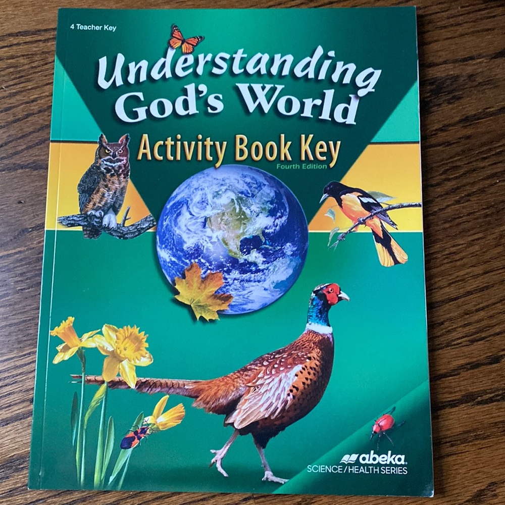 Abeka Understanding God’s World 4 Teacher Activity Book Key 4th